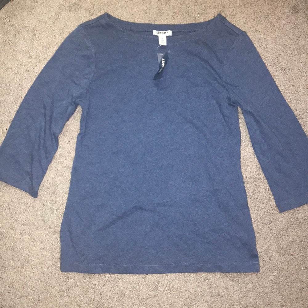 Blue tee